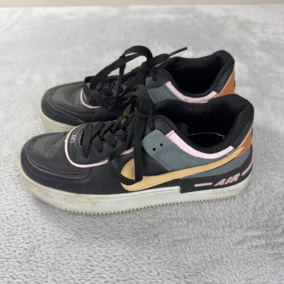 Nike Air Force 1 Shadow Black Light Arctic Pink Women’s Size 6.5 US - Picture 7 of 14